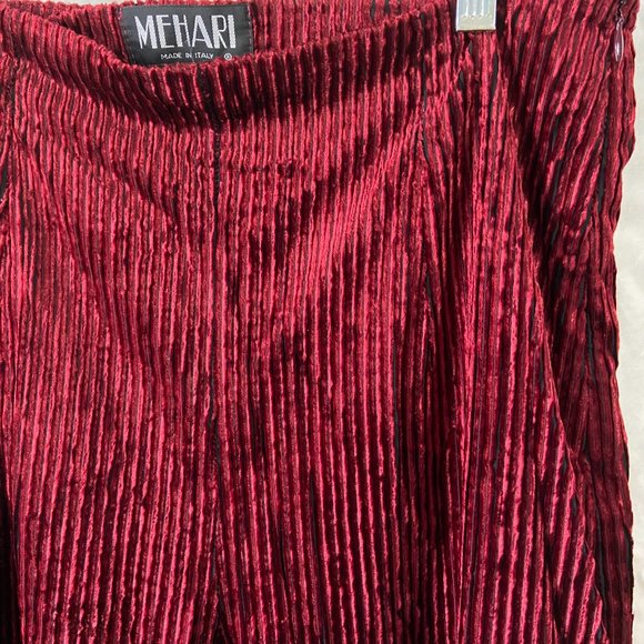 Vintage Mehari Made in Italy Corduroy soft style wide legs pants SZ 44 - Picture 2 of 7